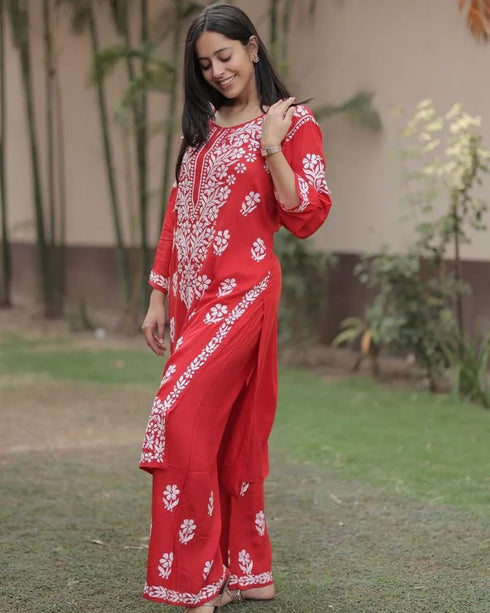 Elegant Rayon Kurti Set
